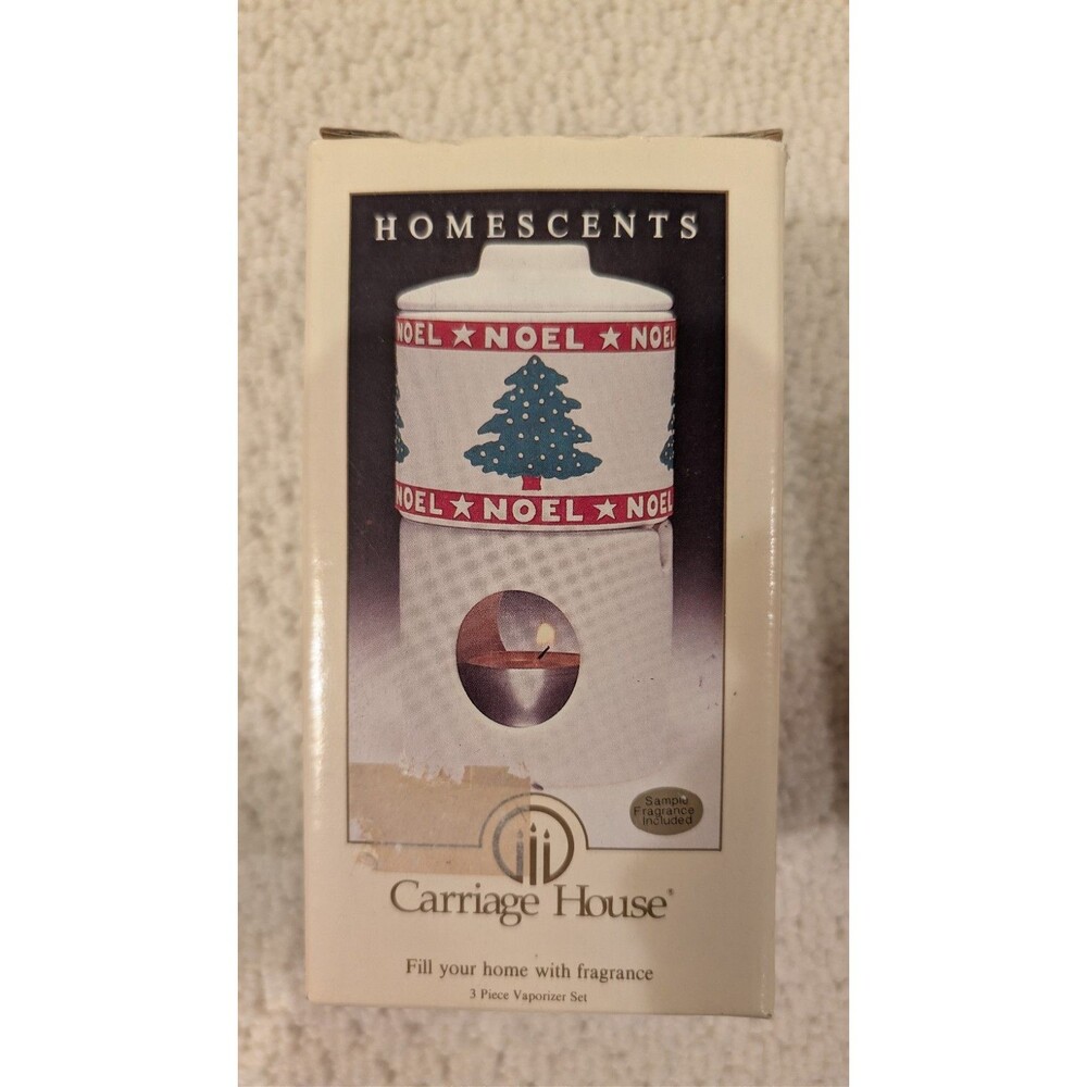Homescents "Noel" 3-piece vaporizer set by Carriage House -  In Box